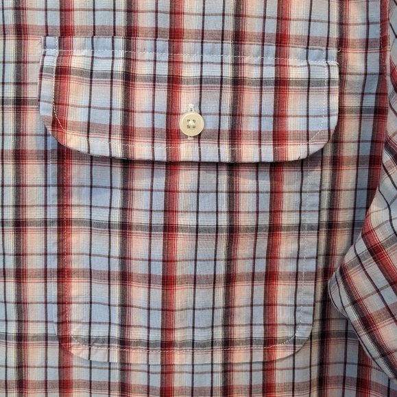 MICHAEL Michael Kors plaid button front shirt XL - Picture 3 of 7
